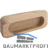 Muschelgriff Horkos Breite 107 mm, H�he 50 mm, Eiche roh