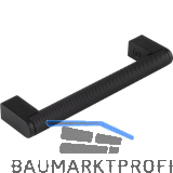 Griff Dolon � 14 mm, LA 128 mm, Breite 143 mm, Stahl/Zinkdruckguss schwarz matt