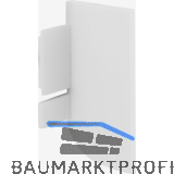 Endkappe Aktor L-Profil rechts, Kunststoff wei�