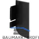 Endkappe Aktor L-Profil rechts, Kunststoff schwarz