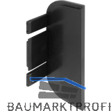 Endkappe Aktor C-Form, Kunststoff schwarz
