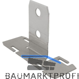 Befestigungswinkel Aktor oben f�r C- und L-Profil Aktor horizontal, Alu natur