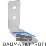 Befestigungswinkel Aktor ohne Befestigungsschraube, Aluminium Silber