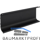 ALUMIS Griffmulde Aktor C-Profil horizontal, L 6000 mm, Aluminium schwarz matt