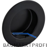 Muschelgriff Forrada � 50 mm, Einlass � 35 mm, Edelstahl schwarz matt