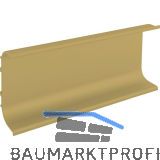 ALUMIS Griffmulde Aktor C-Profil horizontal, L 2500 mm, Aluminium gold matt