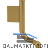 Au�enecke Aktor L-Profil, Kunststoff gold matt