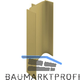 ALUMIS Griffmulde Aktor C-Profil vertikal, L 5000 mm, Aluminium gold matt