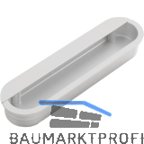 Muschelgriff Dotis Breite 129, Einlass 125 x 30, Zinkdruckguss wei� matt