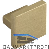 Knopf Dulis 35 x 35 mm, Tiefe 23 mm, Zinkdruckguss gold matt geb�rstet