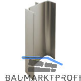 Griffmulde Aktor C-Profil vertikal, L�nge 5000 mm, Aluminium Edelstahl Effekt