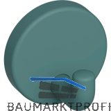 Mantelhaken HEWI 801.90B010 H�he 40 mm, Polyamid aquablau matt