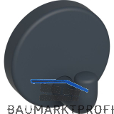 Mantelhaken HEWI 801.90B010 H�he 40 mm, Polyamid anthrazit matt