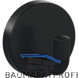 Mantelhaken HEWI 477.90B010 H�he 50 mm, Polyamid tiefschwarz matt