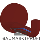 Mantelhaken HEWI 477.90B030 H�he 70 mm, Polyamid rubinrot matt