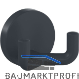 Mantelhaken HEWI 477.90B025 H�he 50 mm, Polyamid anthrazit matt