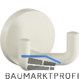 Mantelhaken HEWI 477.90B025 H�he 50 mm, Polyamid reinwei� matt