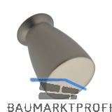 M�belknopf Novae � 19 mm, Zinkdruckguss nickel matt