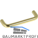 Griff Sulis � 10 mm, LA 96mm, Breite 106 mm, Stahl vermessingt