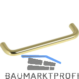 Griff Sulis � 10 mm, LA 128 mm, Breite 138 mm, Stahl vermessingt