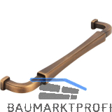 Griff Meret LA 160, Breite 171 mm, Zinkdruckguss messing schwarz geb�rstet