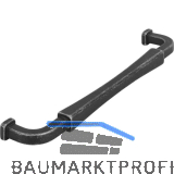 Griff Meret LA 160, Breite 171 mm, Zinkdruckguss eisenf�rbig matt getrommelt