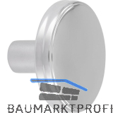 Knopf Isis � 35 mm, Tiefe 24 mm, Zinkdruckguss verchromt poliert