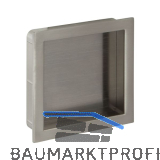 Muschelgriff Ladra Breite 76 mm, Einlassma� 70 x 70 mm, ZN Edelstahl Effekt