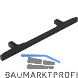 Griff Francis LA 128, Breite 210 mm, Aluminium/Zinkdruckguss schwarz matt