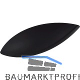 Muschelgriff Moss zum Aufschrauben, Breite 126 mm, Zinkdruckguss schwarz matt