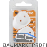 SECOTEC Schrankrohrlager rund 25 mm Kunststoff wei� SB-2 BL2