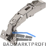 BLUM CLIP top Weitwinkel Scharnier 155�, 9,5 mm gekr�pft ohne Feder, Schrauben