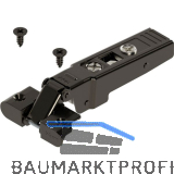 BLUM CLIP top ONYX Alurahmenscharnier 95�, gerade mit Feder, Schrauben