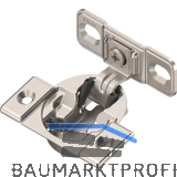 BLUM COMPACT M�bel Scharnier 107� mit Feder zum Schrauben, inkl. Montageplatte
