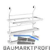 Rollenhalter 325 x 365 x 155 mm, Edelstahl Effekt