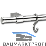 Relingrohr-Set, L�nge 596 mm, Stahl Edelstahl Effekt