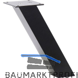 Barkonsole Capri 50 x 50 x 170 mm schr�g Aluminium schwarz