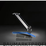 Konsole Brindisi schr�g � 45 mm, H�he 230 mm, Tiefe 230 mm, Edelstahl geb�rstet