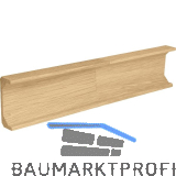 Griffmulde Holz C-Profil horizontal, L�nge 2400 mm, Eiche roh keilgezinkt