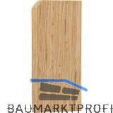 Endkappen Holz L-Profil, Eiche roh