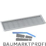 L�ftungsgitter 222 x 56 mm Kunststoff verchromt