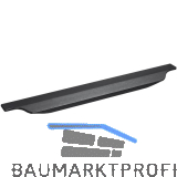 Griffleiste Kontur L�nge 395 mm, Aluminium schwarz eloxiert