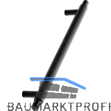 Griff Manor � 14 mm, LA 192 mm, Breite 246 mm, Zinkdruckguss schwarz matt