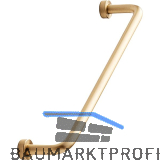 Griff Lounge � 7 mm, LA 160 mm, Breite 174 mm, Messing geb�rstet