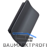 Griff Leaf LA 64 mm, Breite 85 mm, Zinkdruckguss schwarz matt