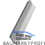 Griff Leaf LA 160 mm, Breite 200 mm, Zinkdruckguss Edelstahl Effekt