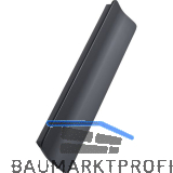 Griff Leaf LA 160 mm, Breite 200 mm, Zinkdruckguss schwarz matt