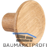 Knopf Tuba � 28 mm, Tiefe 19 mm, Eiche lackiert