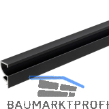 ALUMIS Sockelsystem Sockelblende oben 5000 mm schwarz