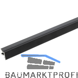 ALUMIS Sockelsystem L�ftungslamellen 5000 mm schwarz